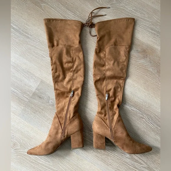 Marc Fisher Reda Block Heel Boots - Picture 3 of 12